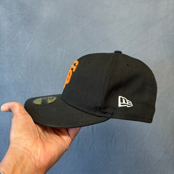 Giants Hat 2012 World Series Fall Classic Patch Snakeskin 59Fifty Fitted Size 7 - Picture 6 of 13